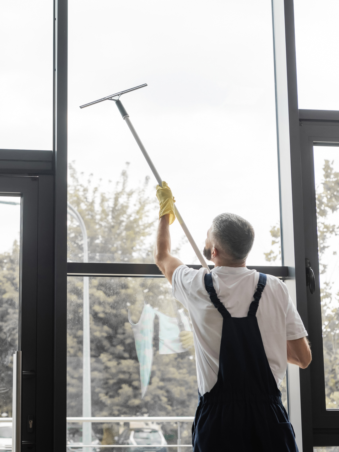 Window cleaning, Commercial cleaning